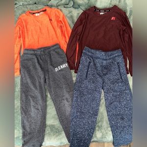 Boys pants and shirt bundle